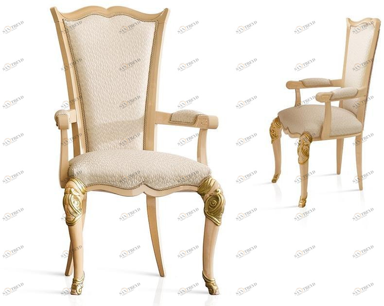 A.R. Arredamenti Стул с обивкой и подлокотниками Harmony 309