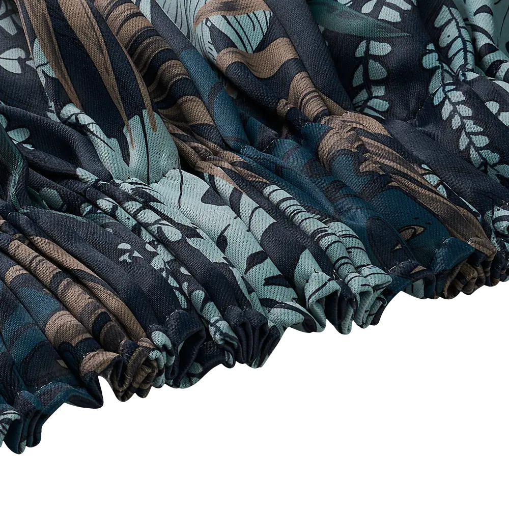 Штора на ленте со скрытыми петлями димаут KREAFORTA Aleida 140x280 см синий 89405491 STLM-2189270  - Вид №6