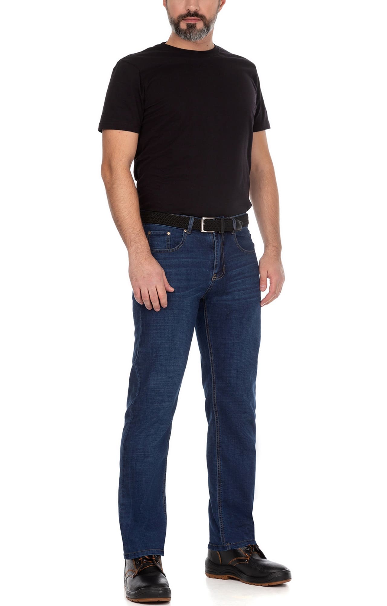 63283 Брюки "Деним" синие  Одежда для официантов  размер 31 (46-48) Спецодежда  - Вид №3