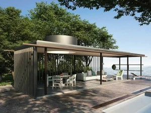 Kettal Самонесущая пергола из алюминия Vdl