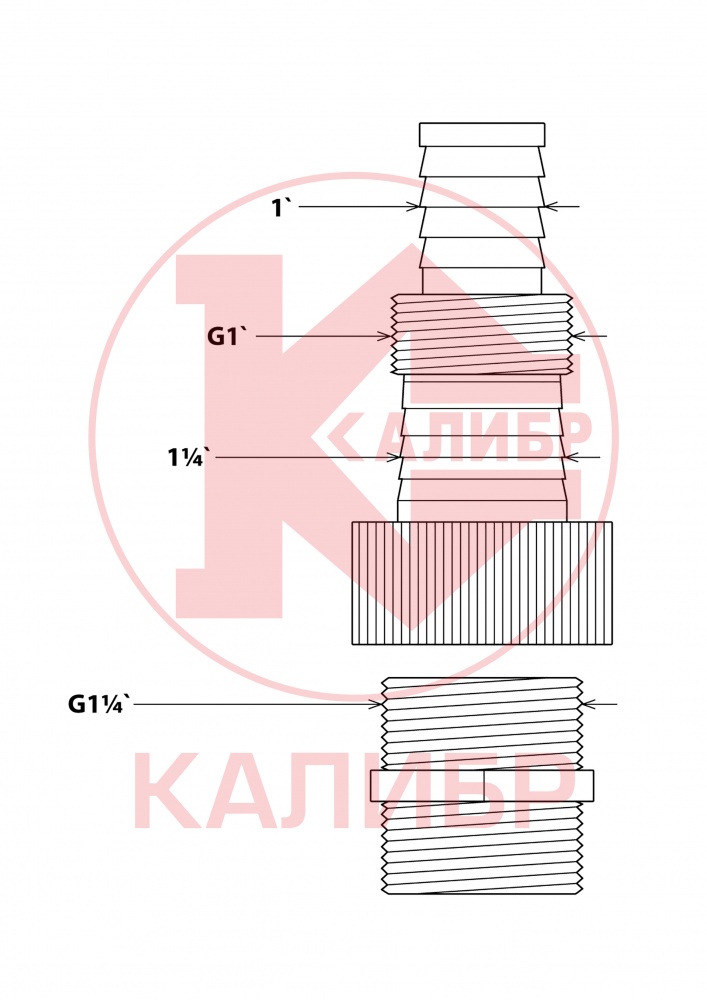 45331 Калибр Насос погружной центробежный НПЦ- 750/5Н  - Вид №3