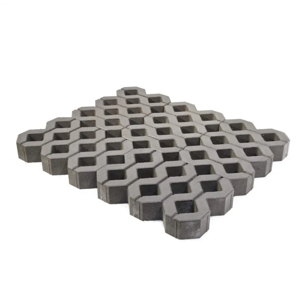 Газонная решетка Braer Меба 400x600x100 мм серый STLM-2149128