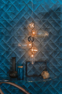 Подвесной светильник из боросиликатного стекла