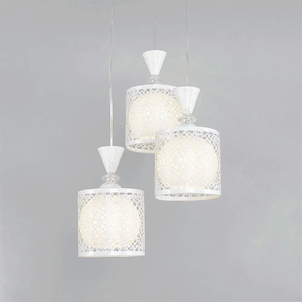 Светильник подвесной Lamplandia Pablo L1186-3, 3 лампы, 9 м², цвет белый STLM-2107075 - Вид №2