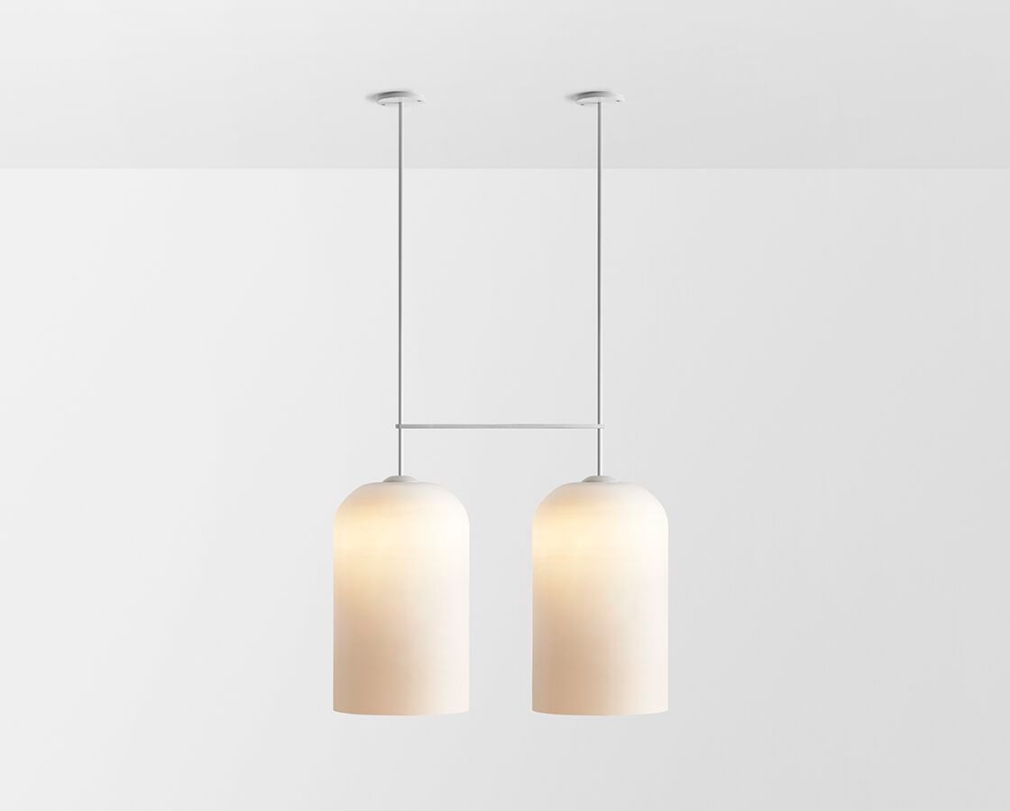 Подвесной светильник из стали и стекла Articolo Studios Lumi ARCH-00042601 - Вид №4