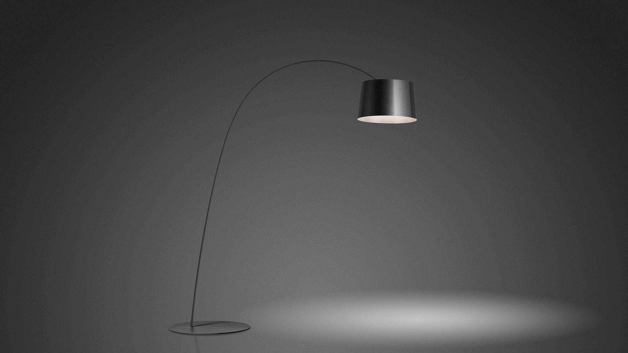 Дуговая лампа из композитного материала с металлическим основанием Foscarini ARCH-00111359 - Вид №8