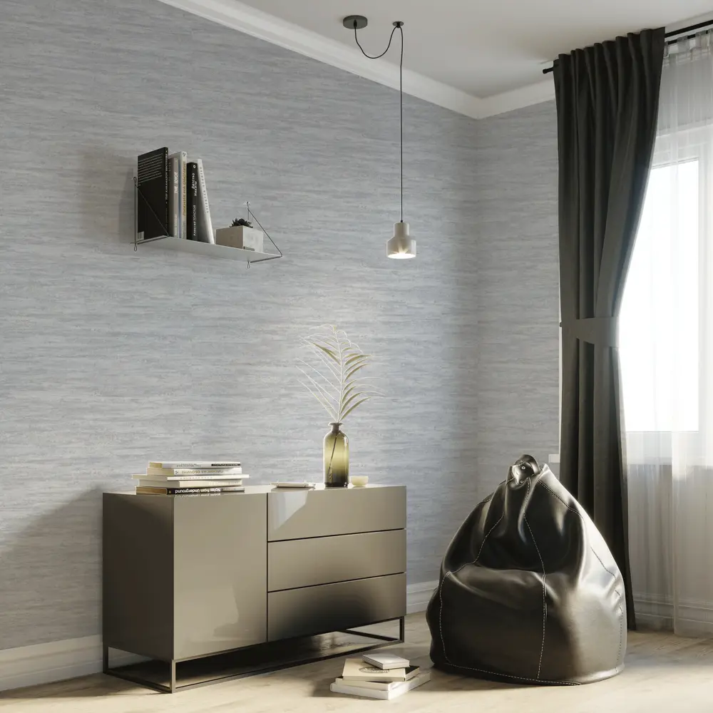Обои флизелиновые Палитра Loft серые/серебристые 1.06 м PL71651-41 89677329 STLM-2201442 - Вид №3