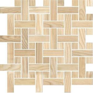 Мозаика и 3D панели из дерева Tarsi Плетёнка 511 Ясень Селект (Гладкая) 351х351 мм.