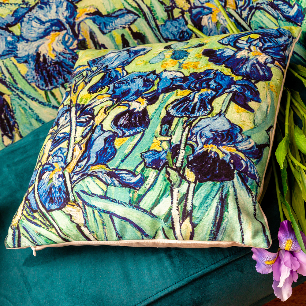 4113120 Арт-подушка «Ирисы», версия 1 Object Desire  - Вид №1