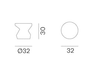 Круглый керамический журнальный столик In Stock Gervasoni ARCH-00050521 - Вид №1