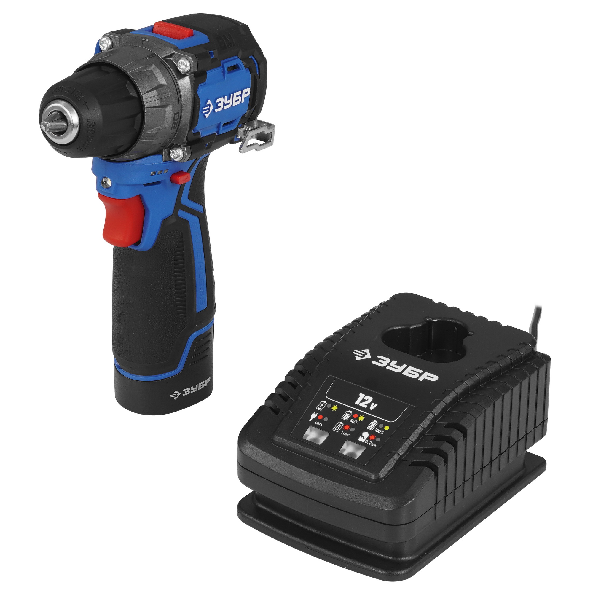 Дрель-шуруповерт ЗУБР DB-121-21 9275985 STDN-0149398