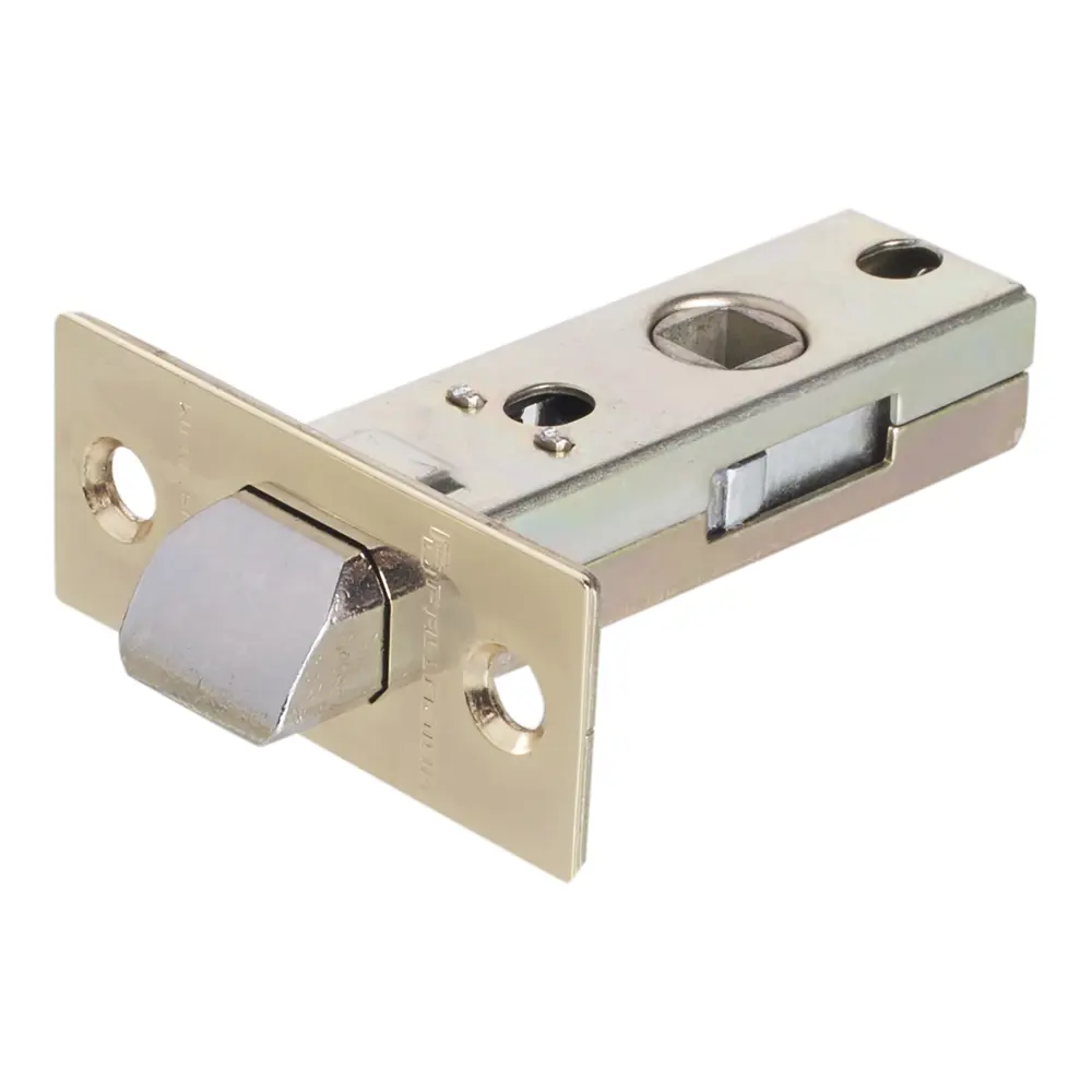 Защёлка межкомнатная Palladium 100, 70x66x25 мм, сталь/ЦАМ, цвет латунь STLM-2074855