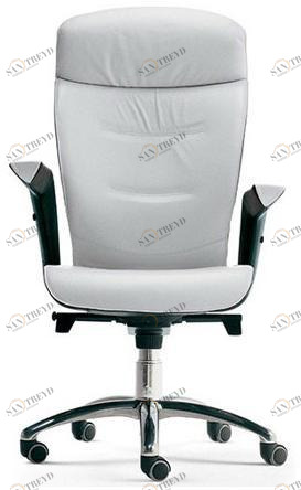 Poltrona Frau Поворотное кожаное кресло Executive с 5-ю спицами и колесами L'ufficio - poltrone ufficio sun-id-1372591