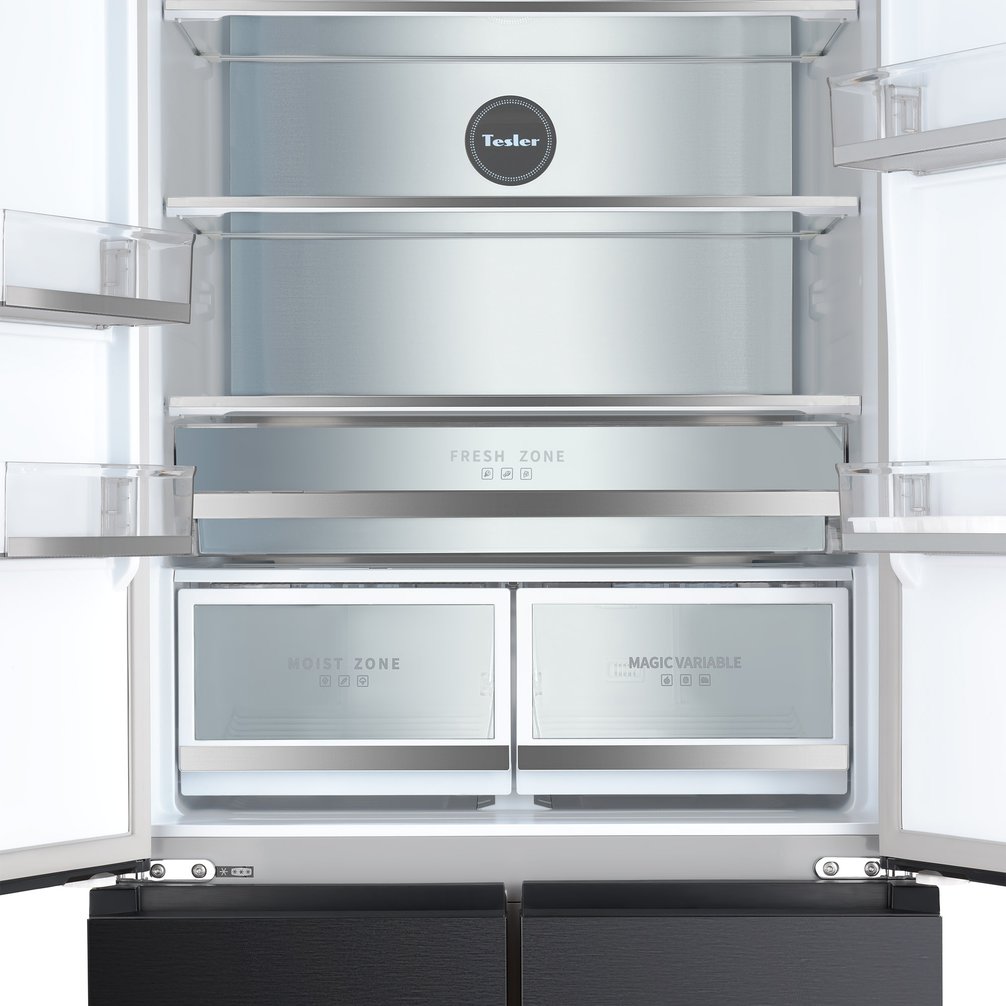 9208813 Холодильник многодверный   Tesler RFD-427BI серый STDN-0000928 - Вид №4