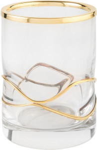 6621/CH Surya Crystal Stream, стакан, цвет хром