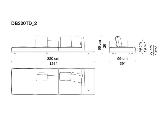 Кожаный диван B&B Italia док ARCH-00106863 - Вид №96