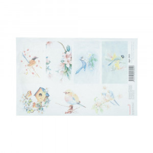 043 Водорастворимые картинки 21.6x14 см Цветы Выдумщики