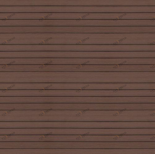 Террасная доска TerraPol Пустотелая Милано 1281 Патио Орех американский (Рельефная) 3000х147 мм 1001200005