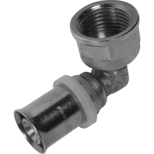 Угол комбинированный 90° Valtec 1/2"x16 мм ВР никелированная латунь VTM.252.N.001604 15474612 STLM-2034787