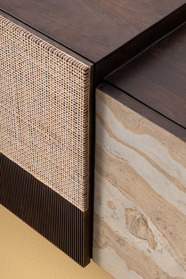 Манго и мраморный шкаф с распашными дверями BIZZOTTO Kibik ARCH-00153364 - Вид №3