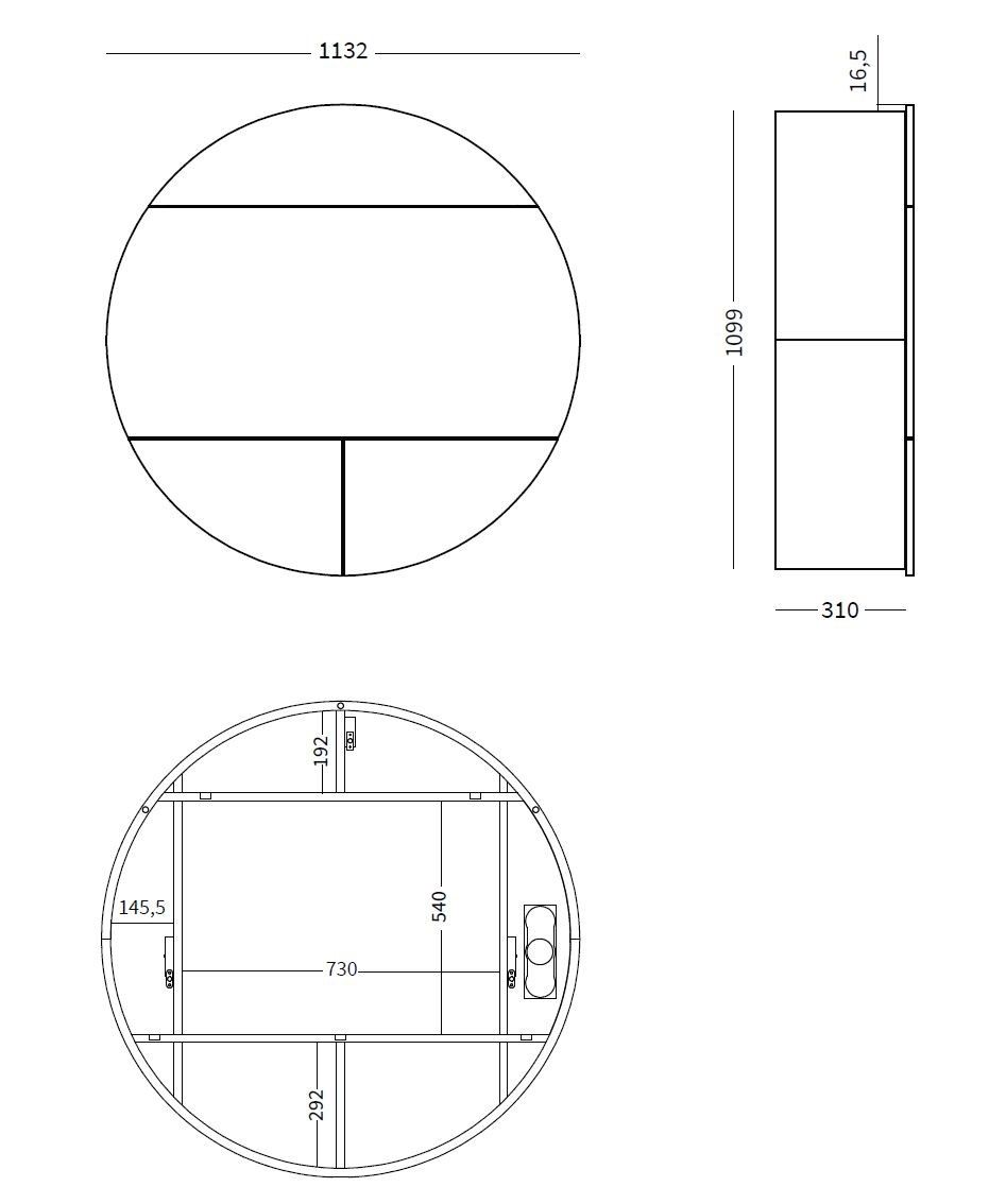 Деревянный подвесной письменный стол для ПК с откидными дверцами EMKO PILL EXTRA ARCH-00125892 - Вид №6