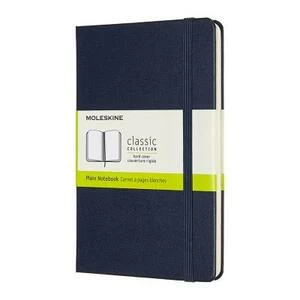 Блокнот Moleskine CLASSIC Medium 115х180мм 208стр. нелинованный твердая обложка синий