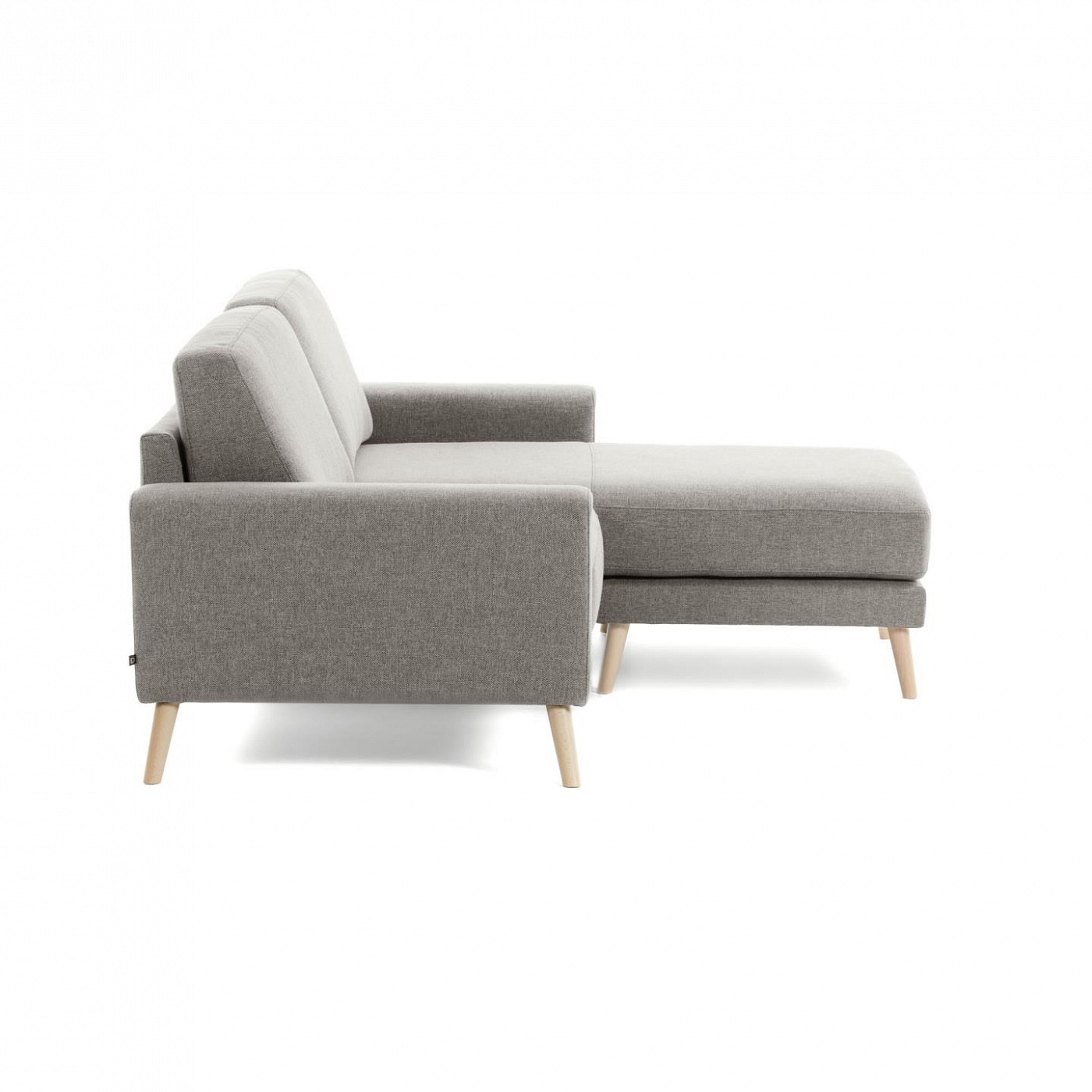 070075 Диван-шезлонг Guy 2х местный серый La Forma Narnia  - Вид №5