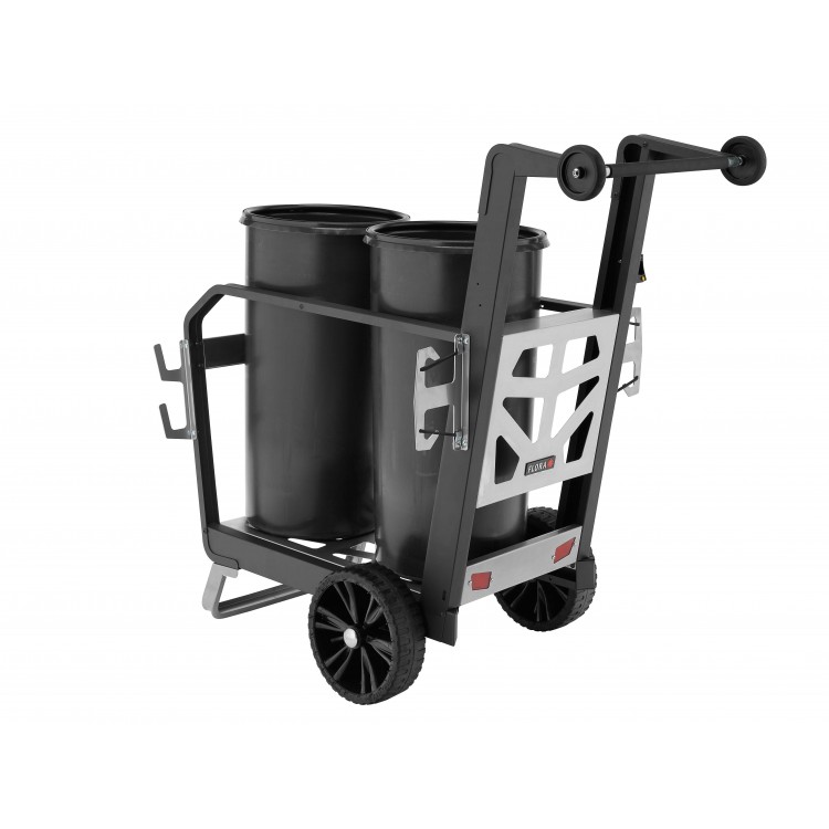 1452 FLORA Уборочная тележка для дворника FLORA Easy Duo для улиц, городских парков, придомовых территориях и загородных участков вместимость 120 л  - Вид №3