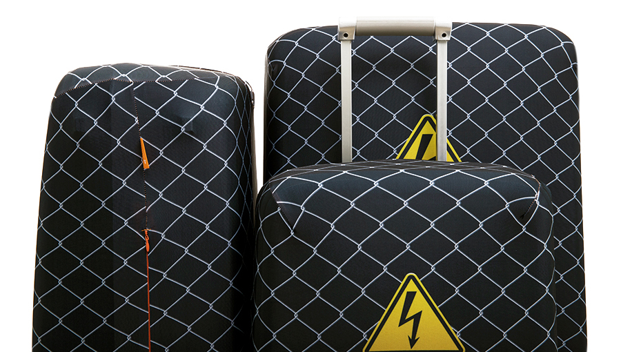 SP180 Вольтаж-M/L Чехол для чемодана средний Вольтаж M/L Routemark SP180  - Вид №11