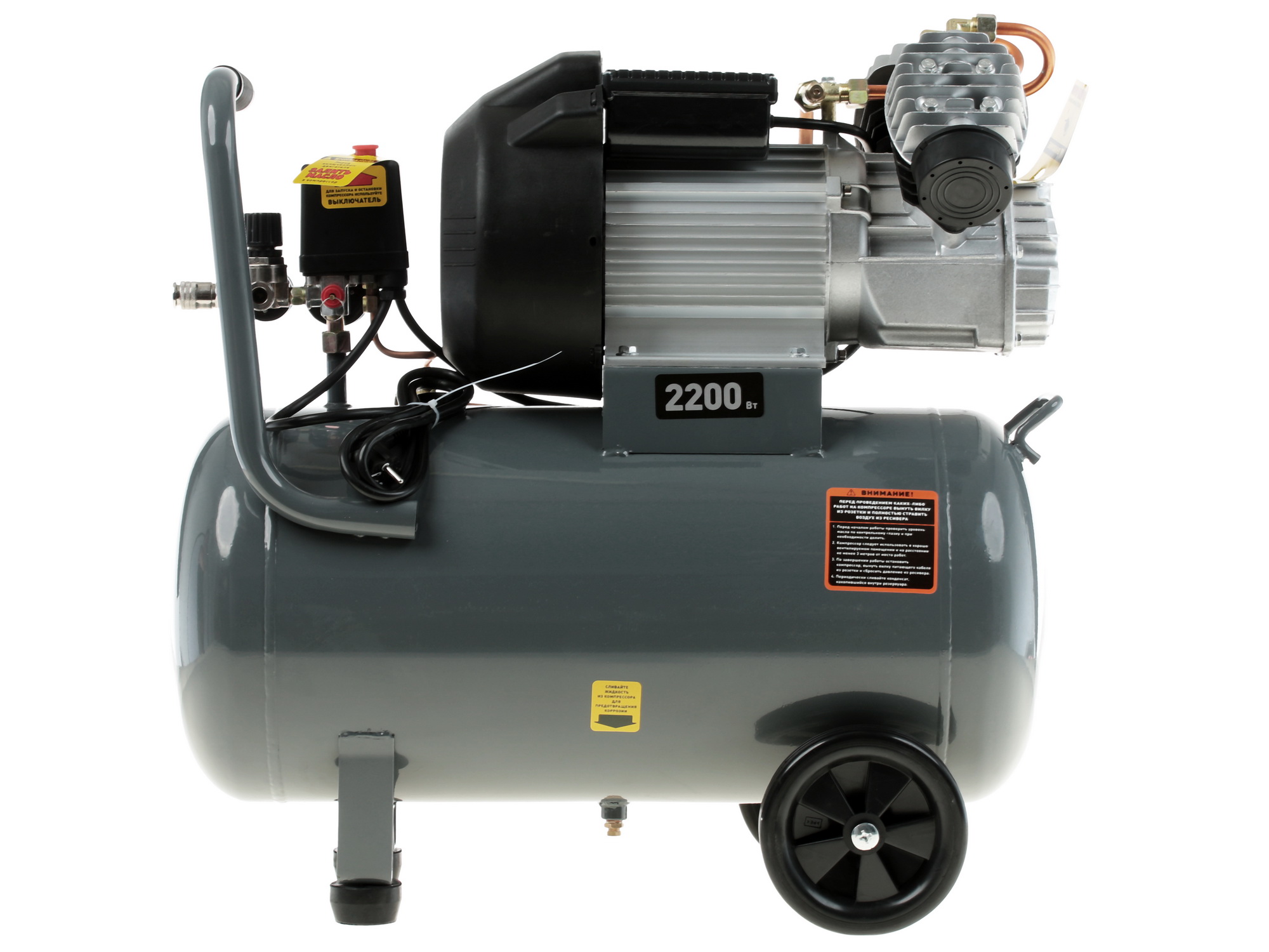 Компрессор поршневой масляный Парма K-2200/50КМ 1081889 STDN-0030117 - Вид №3