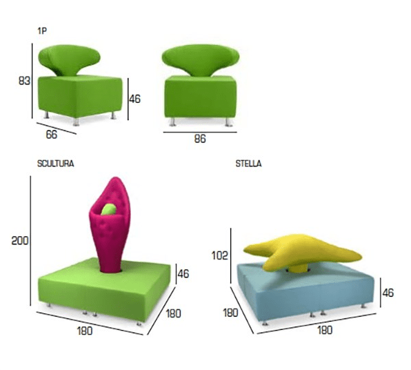 Adrenalina Модульный диван на контракт Ella sun-id-1507019 - Вид №3