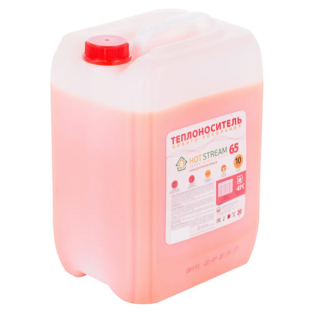 Теплоноситель Hot Stream HS-010204-С -65°C 20 кг этиленгликоль концентрат 18057531 STLM-2200281  - Вид №1