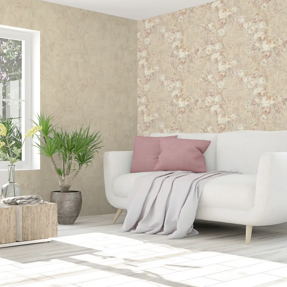 Обои флизелиновые Victoria Stenova Veronese коричневые 1.06 м 988392 82379877 STLM-2101272 - Вид №3