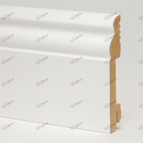 Плинтус Pedross White Белый Мдф МДФ+эмаль 2500х100 мм 1010000717