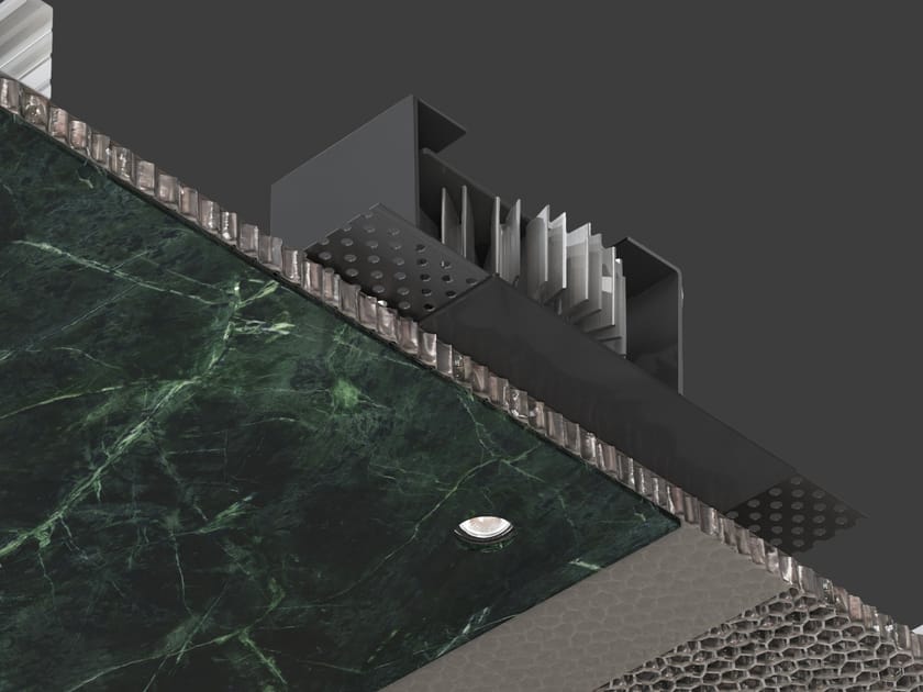 Алюминиевый светодиодный потолочный светильник Buzzi & Buzzi Железо ARCH-00027156