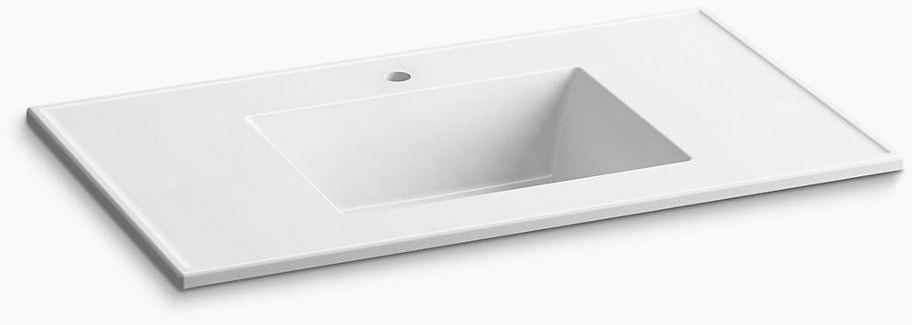 K-2781-1-7 Накладная раковина на столешницу  прямоугольная Kohler  - Вид №1