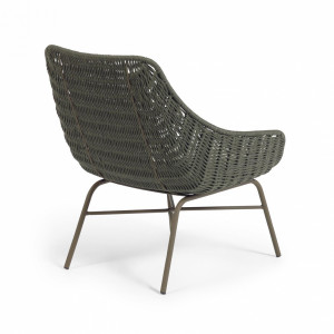 098033 Кресло из зеленой веревки La Forma Abeli