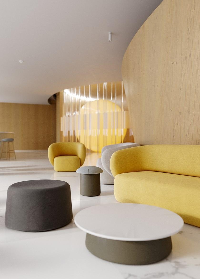 Grado Design 3-х местный тканевый диван Swell Swe-sf-3s - Вид №7