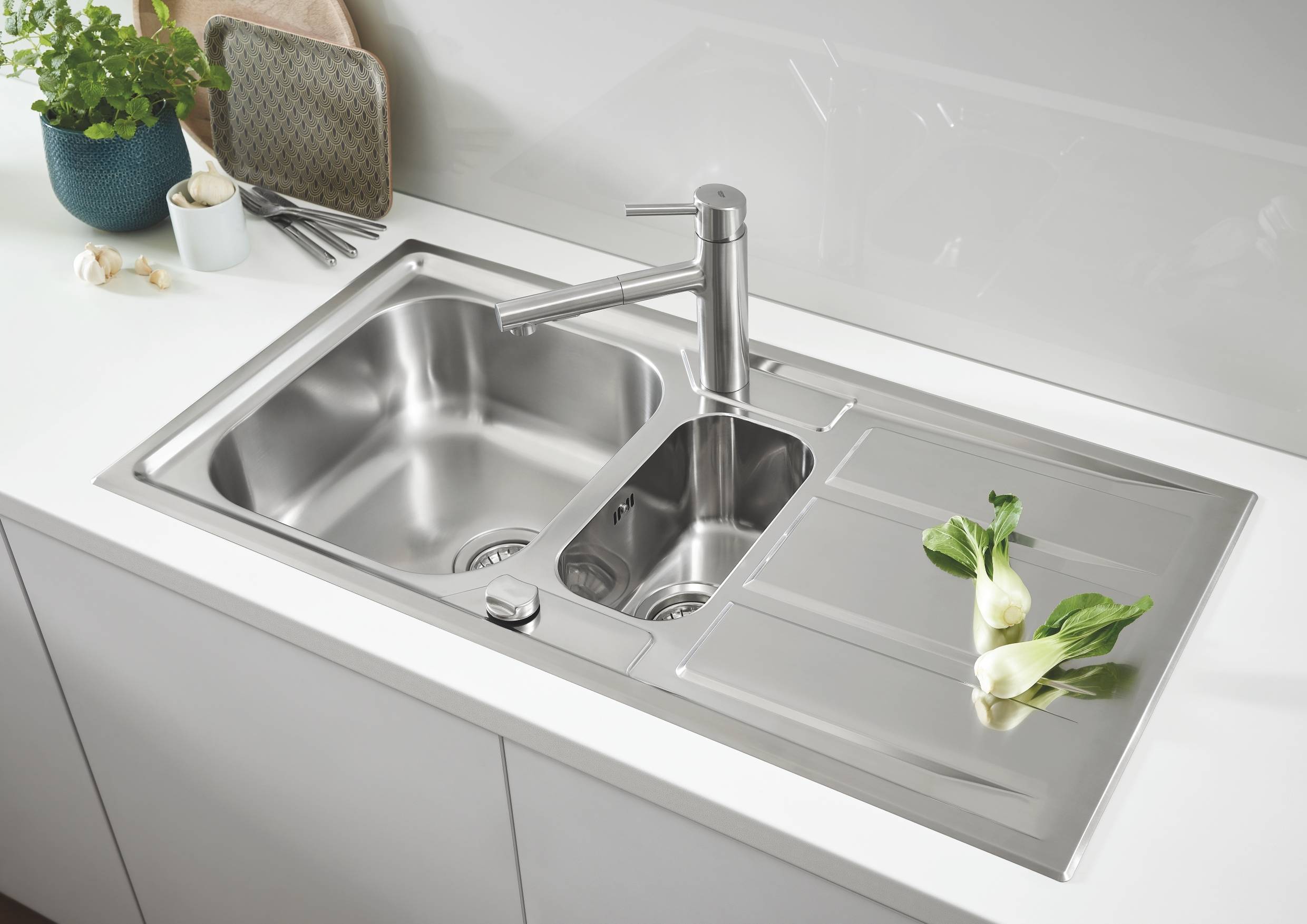 31569SD0 Мойка кухонная овальная Grohe K400 - Вид №2