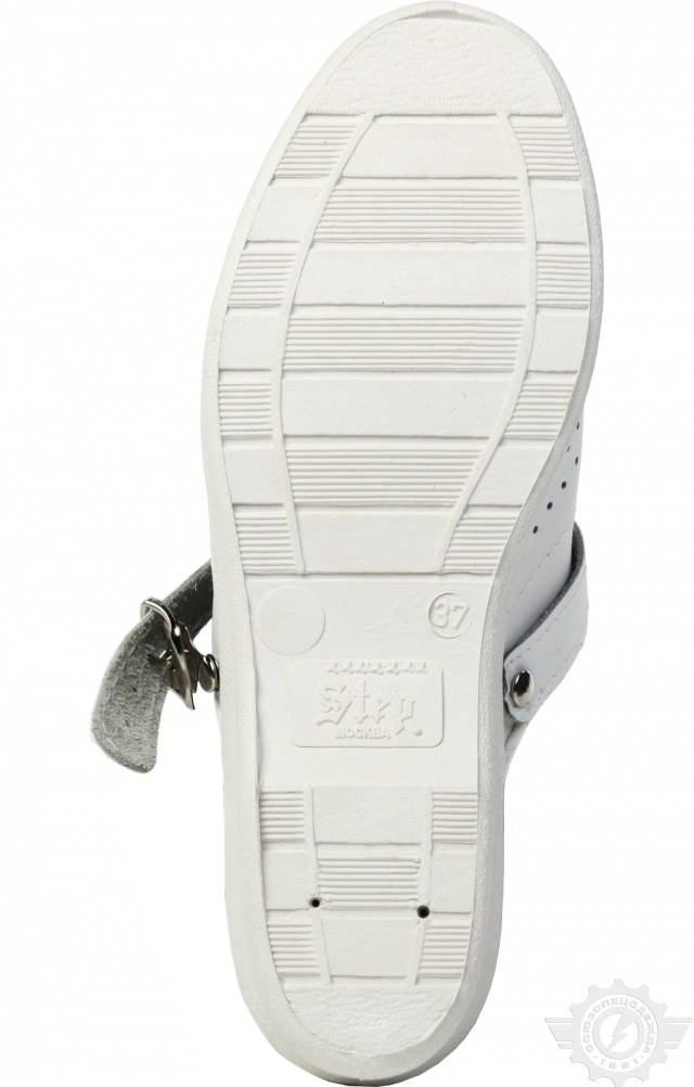 61810 Туфли Сабо женские белые  Медицинская обувь размер 35 Спецодежда  - Вид №1