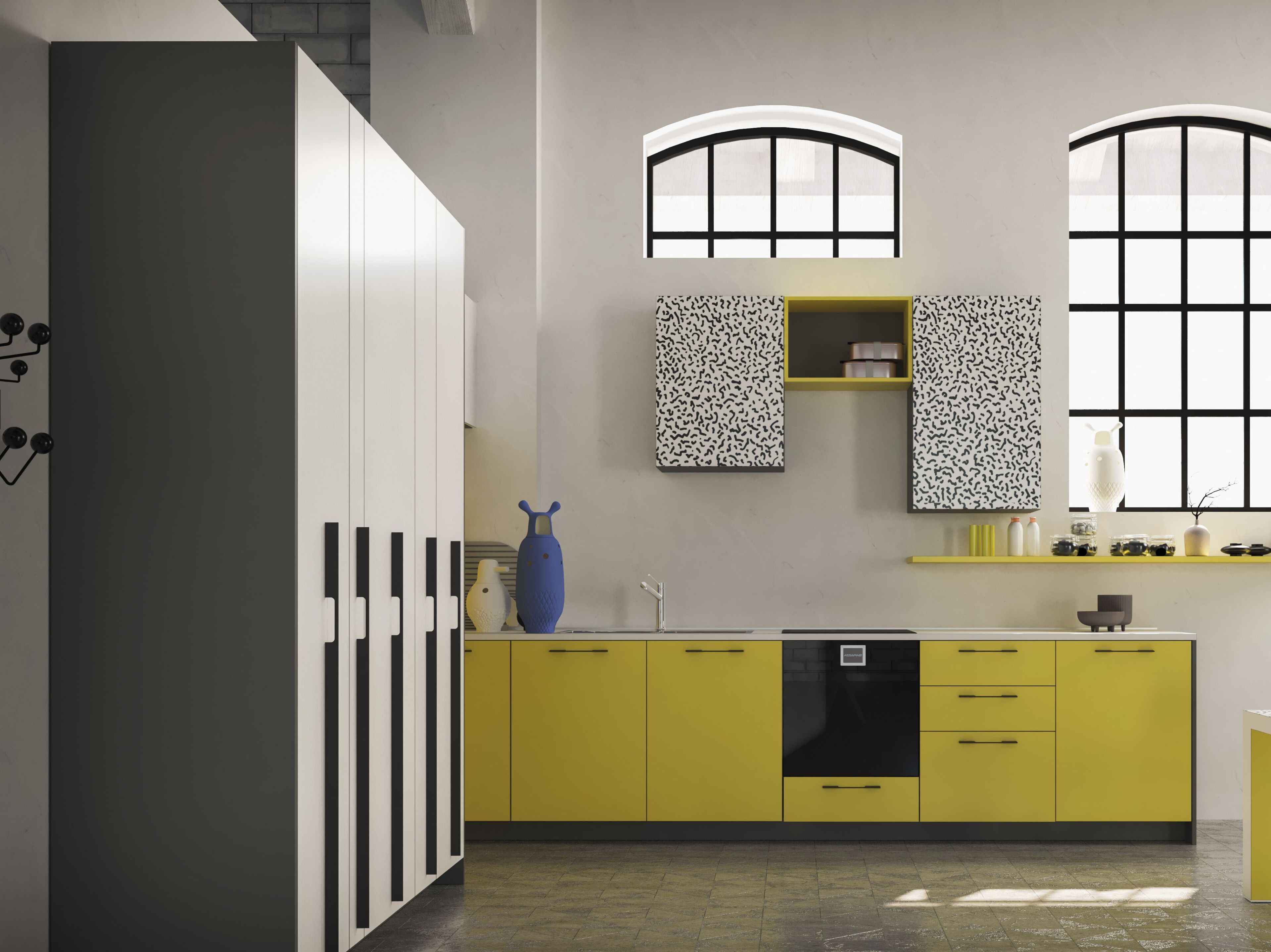 Угловая кухня De Rosso For_Me ARCH-00139767