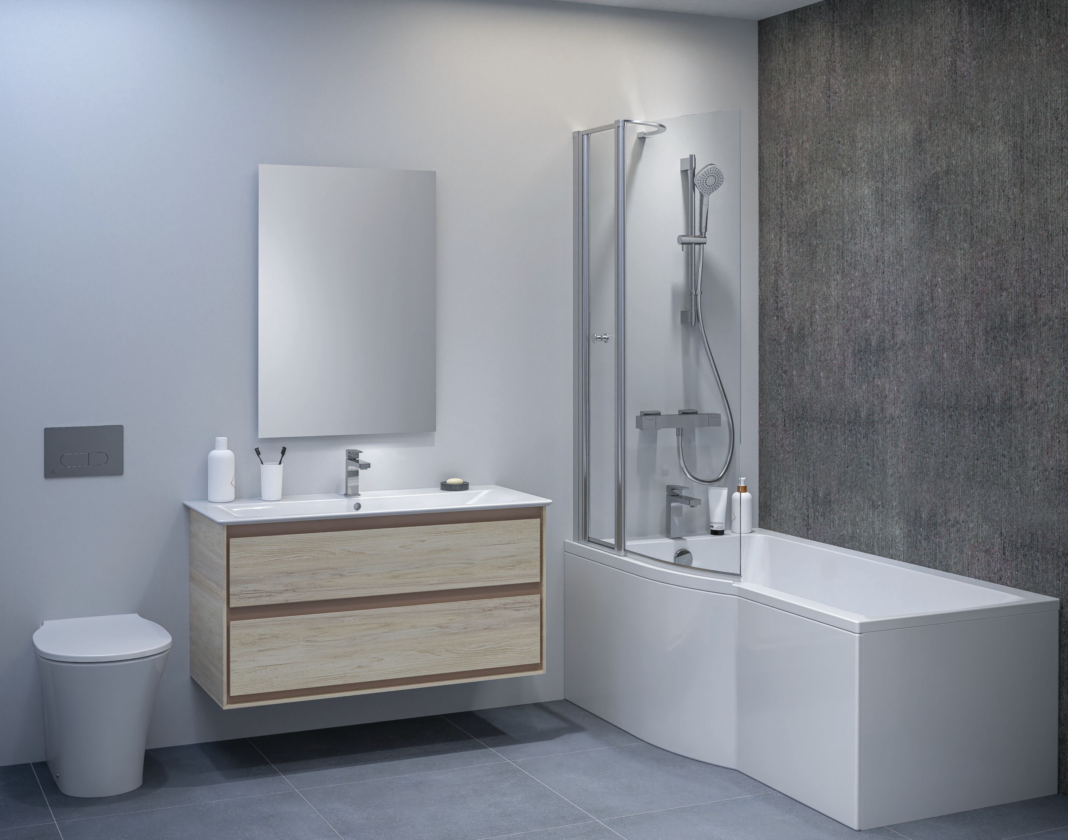 Стена для ванны Ideal Standard CONNECT AIR ARCH-00063126 - Вид №3