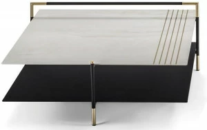 Frigerio Salotti Низкий квадратный журнальный столик Kevin