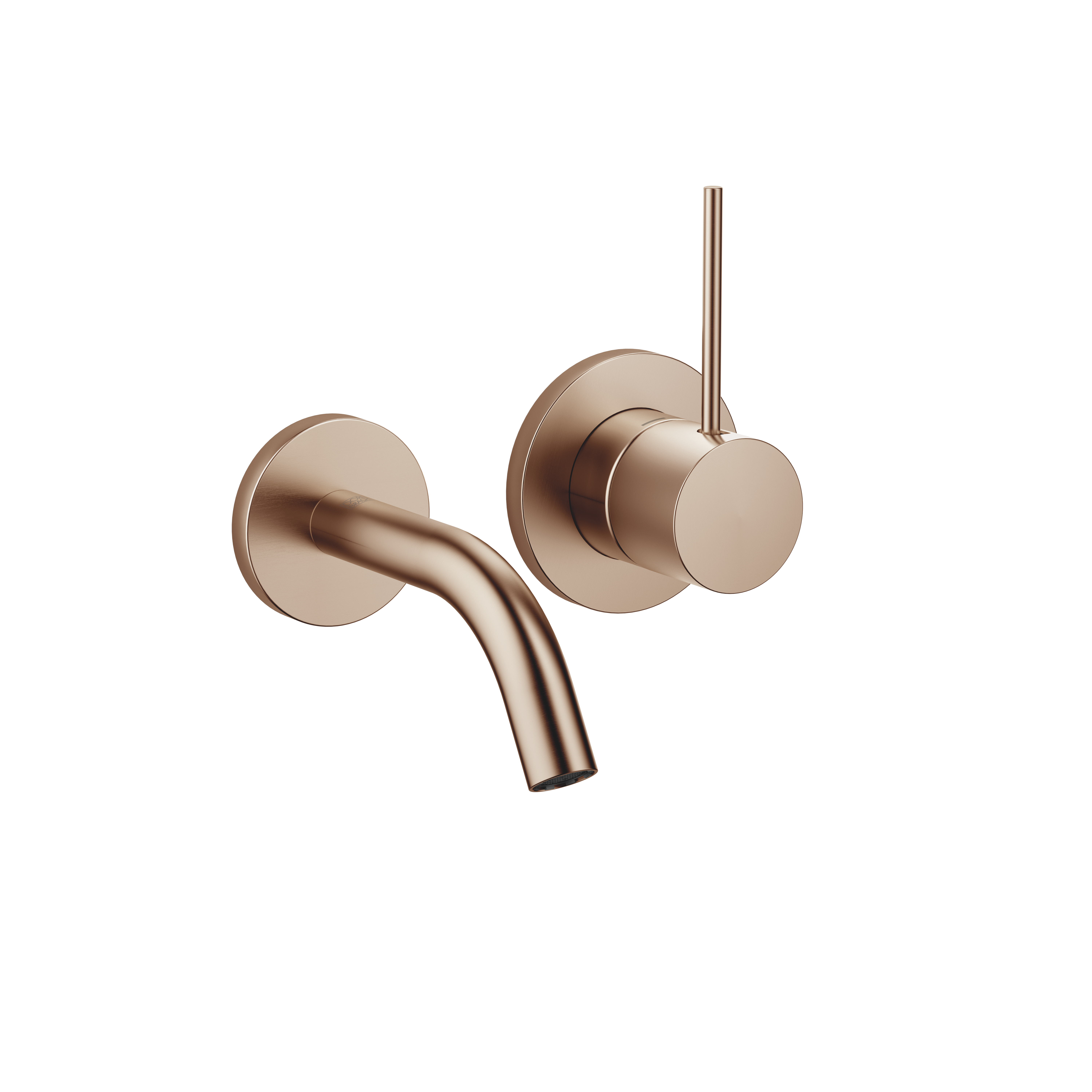 META  SLIM Смеситель для раковины, однорычажный, настенный, без донного клапана - Матовая бронза DornBracht 36867662-42