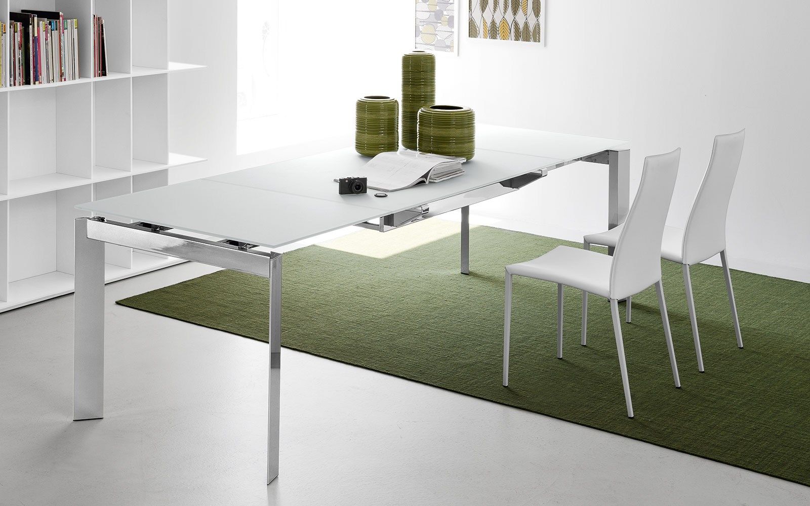 Восстановленный кожаный стул с высокой спинкой Calligaris AIDA ARCH-00093253 - Вид №5