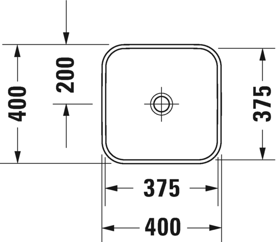 2359401300 Накладная раковина на столешницу  овальная Duravit Happy D.2 Plus - Вид №2
