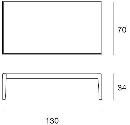 Pacini & Cappellini Низкий стол из cimento® Dominique 5370 - Вид №4