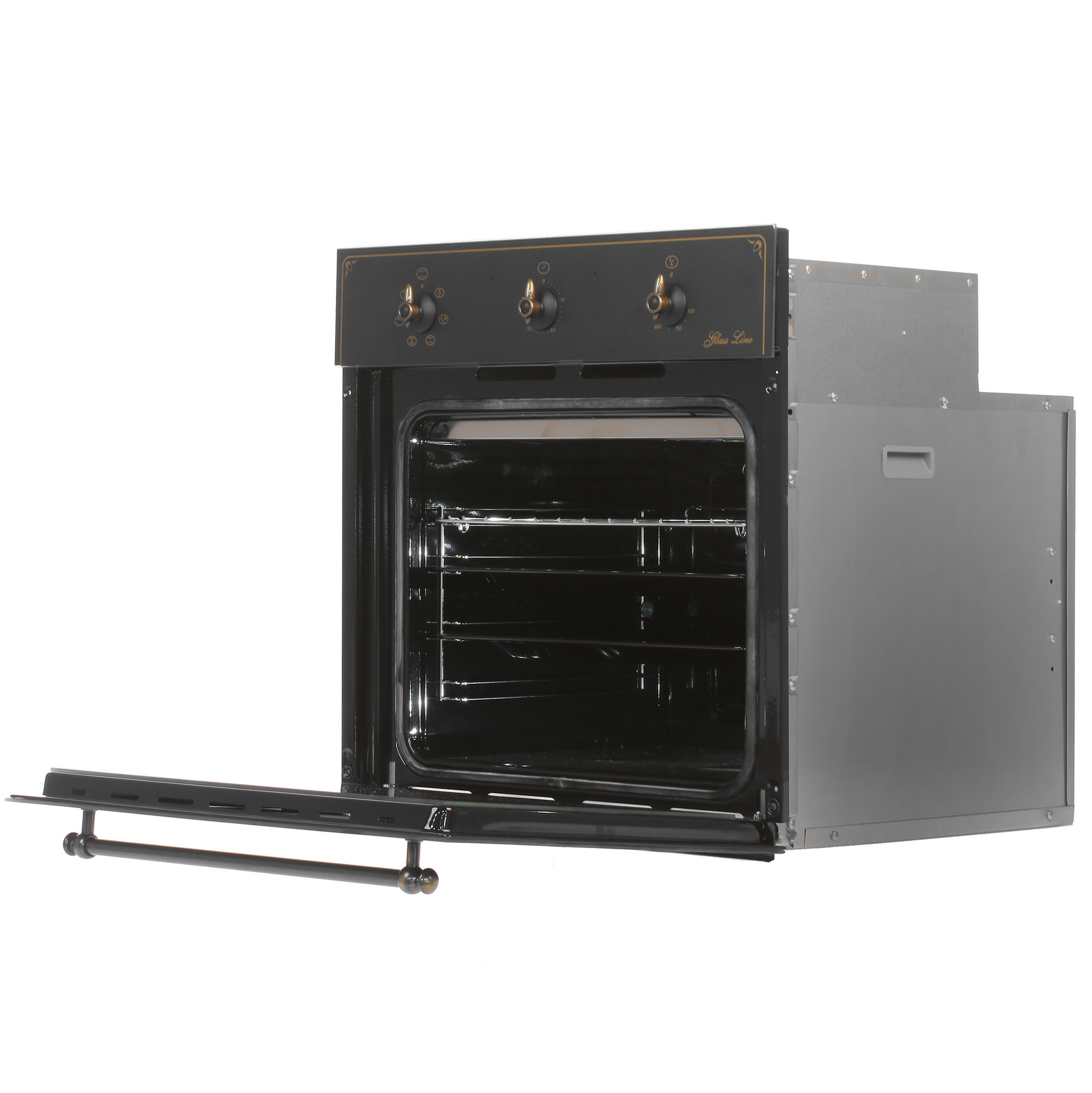 8121972 Электрический духовой шкаф De Luxe 6006.03эшв-062 черный STDN-0007916 - Вид №4