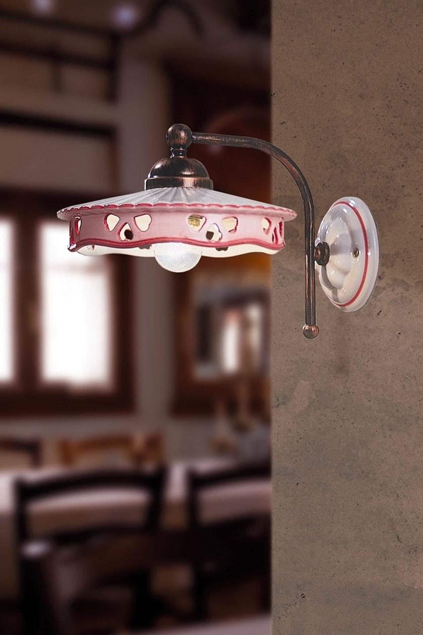 FERROLUCE Настенный керамический светильник с фиксированным кронштейном Alessandria C538 - Вид №1