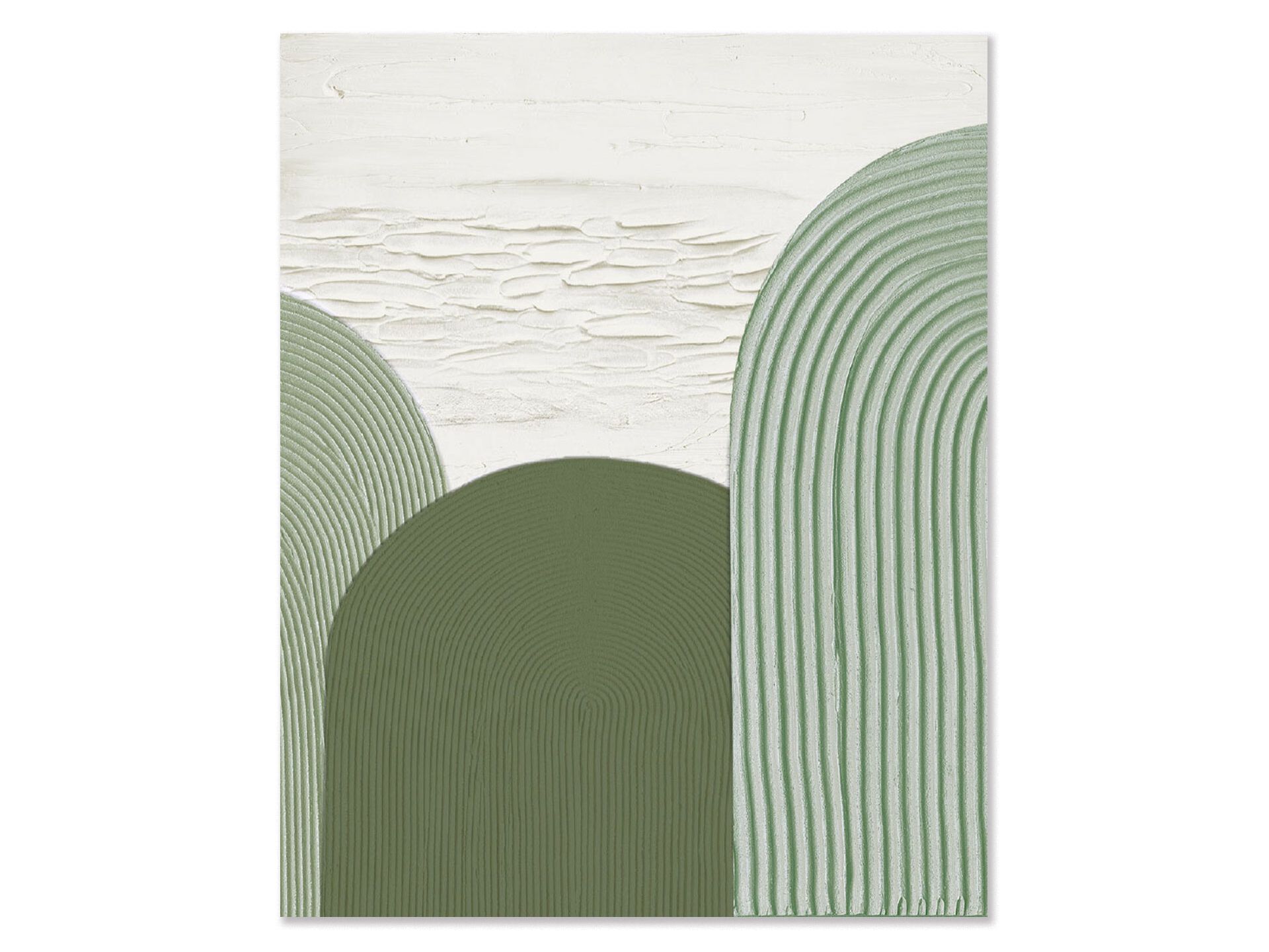 Холст рамки Agave GREEN CURVES ARCH-00040064